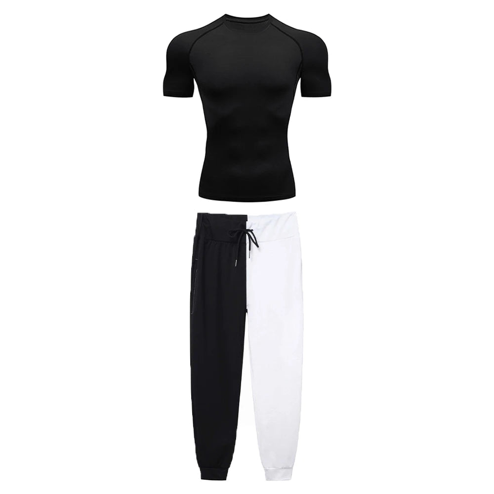 Anime Jujutsu Kaisen Toji Compression Shirt Set Casual Performance Set Men's - Maxwell shop