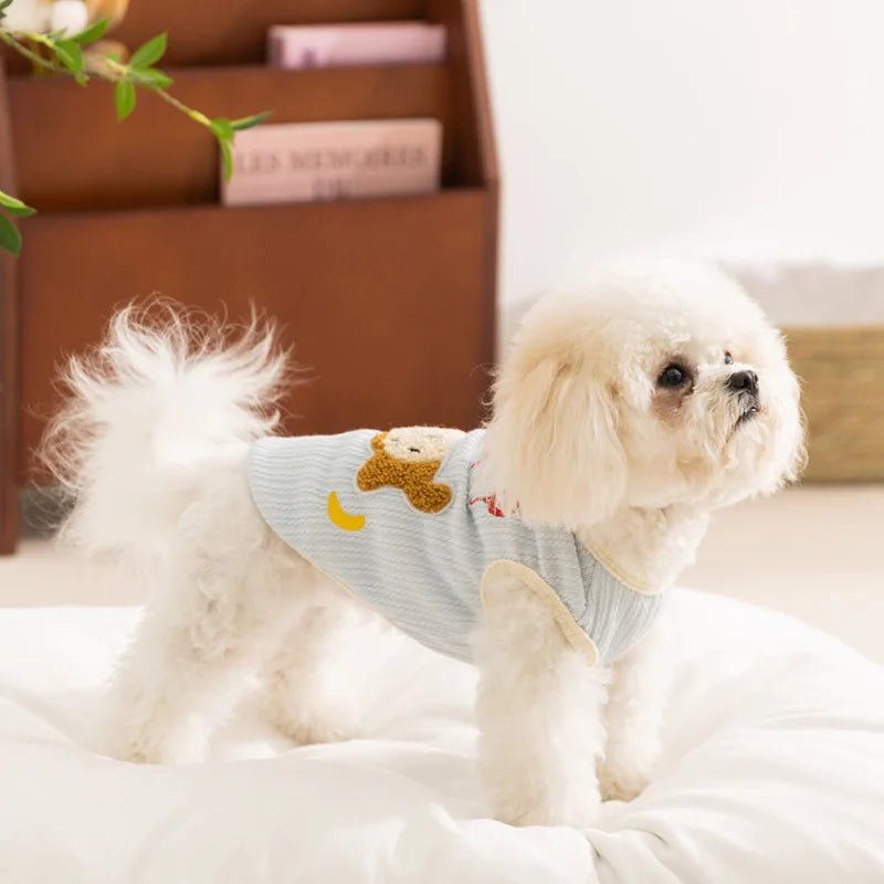 Breathable Small Dog Vest Clothes Soft Winter Warm Cute Cat Clothes - Maxwell shop