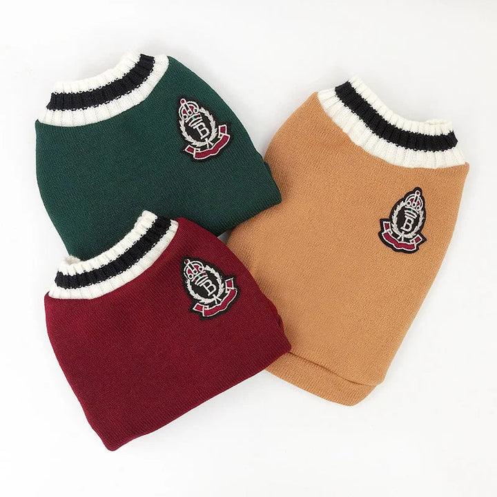 Cat Dog Sweater Pullover Winter Pet Clothes for Small Dogs Cat Vest Puppy Jacket - Maxwell shop