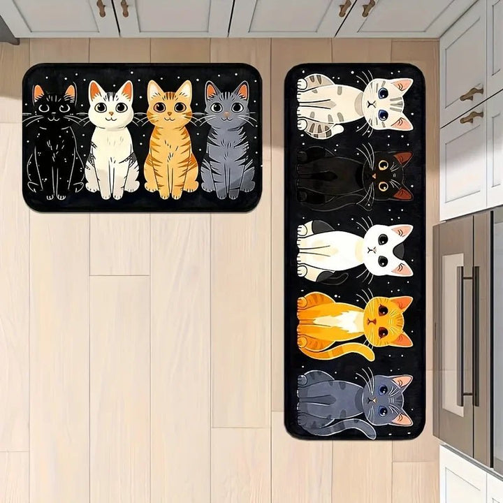 Cute Kitten Print Kitchen Mat - Maxwell shop