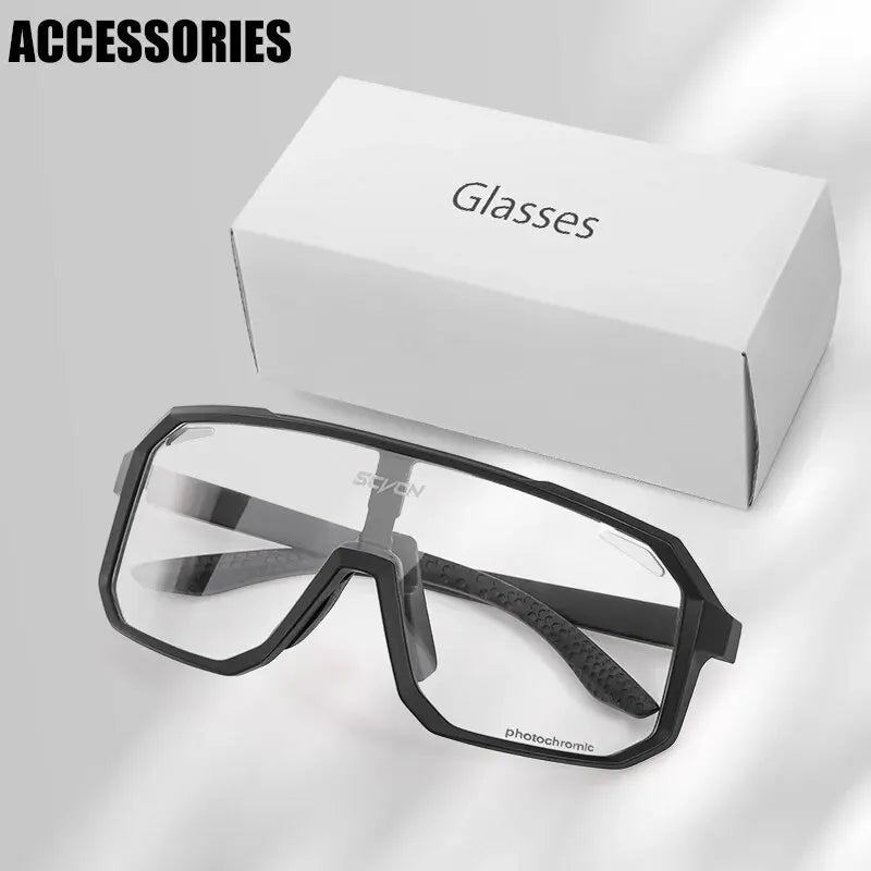 Cycling Glasses Photochromic Sunglasses Men Women Mountain Bike Road Eyewear New Bicycle Riding Out - Maxwell shop