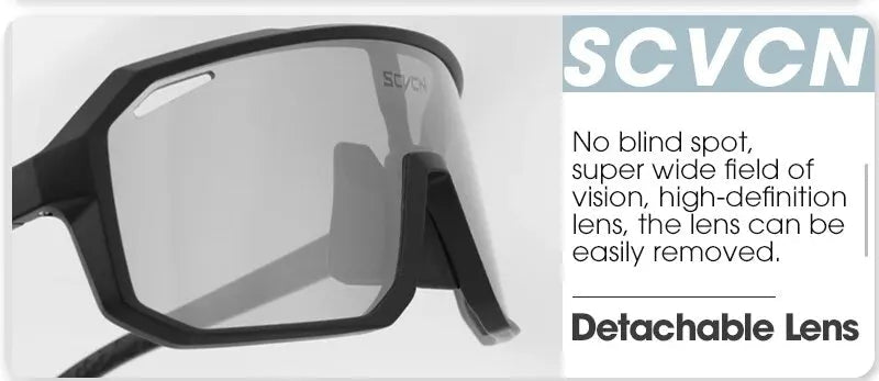 Cycling Glasses Photochromic Sunglasses Men Women Mountain Bike Road Eyewear New Bicycle Riding Out - Maxwell shop