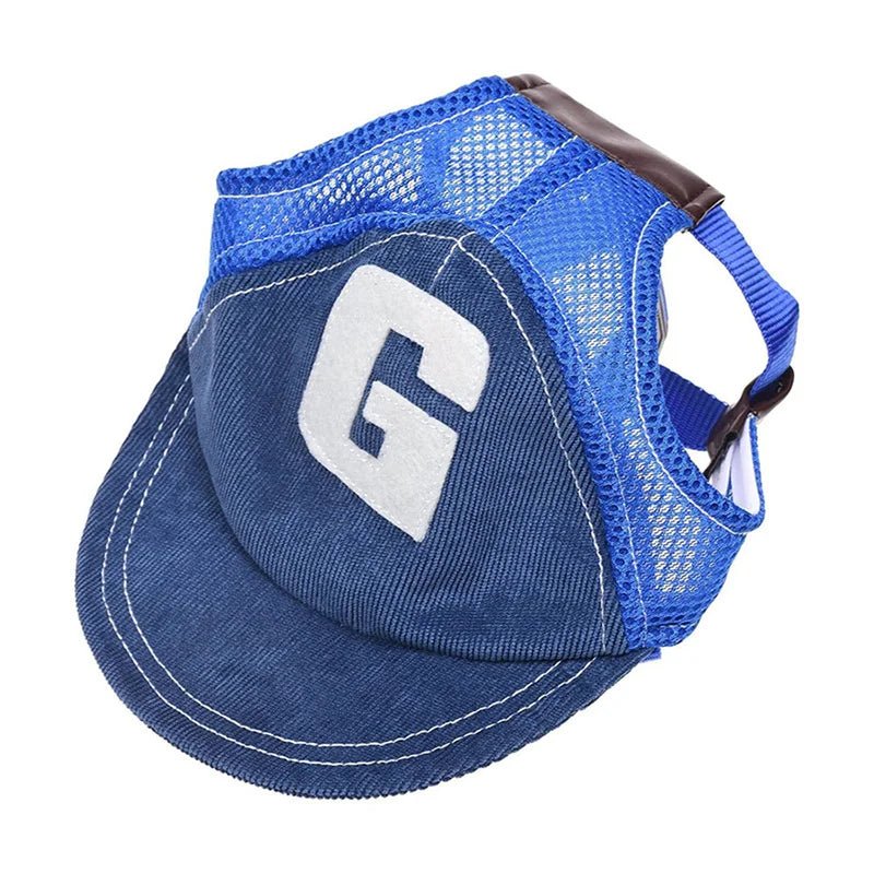 Dog Hat Dog Sunscreen Hat Baseball Cap Outdoor Sports Hat with Ear Holes - Maxwell shop
