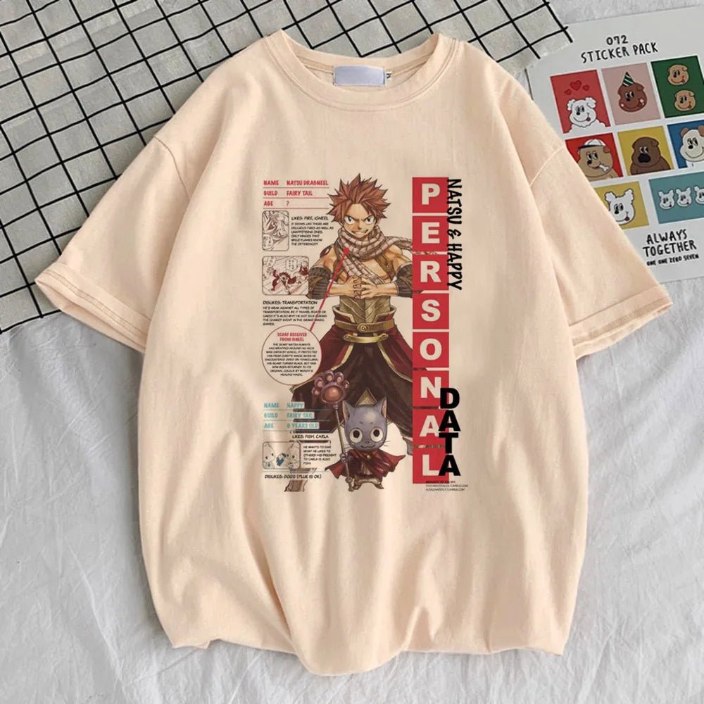 Fairy Tail t shirt teen kawaii korean clothes harajuku 2000s Colorful t shirt - Maxwell shop