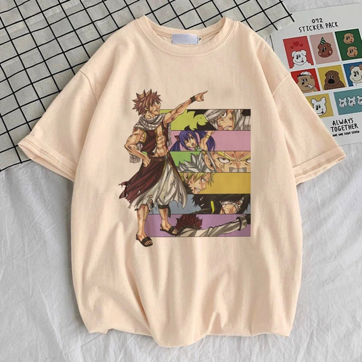 Fairy Tail t shirt teen kawaii korean clothes harajuku 2000s Colorful t shirt - Maxwell shop