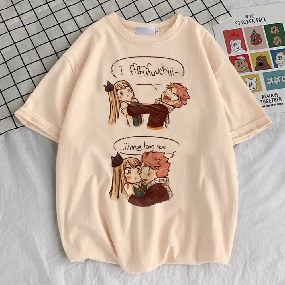 Fairy Tail t shirt teen kawaii korean clothes harajuku 2000s Colorful t shirt - Maxwell shop