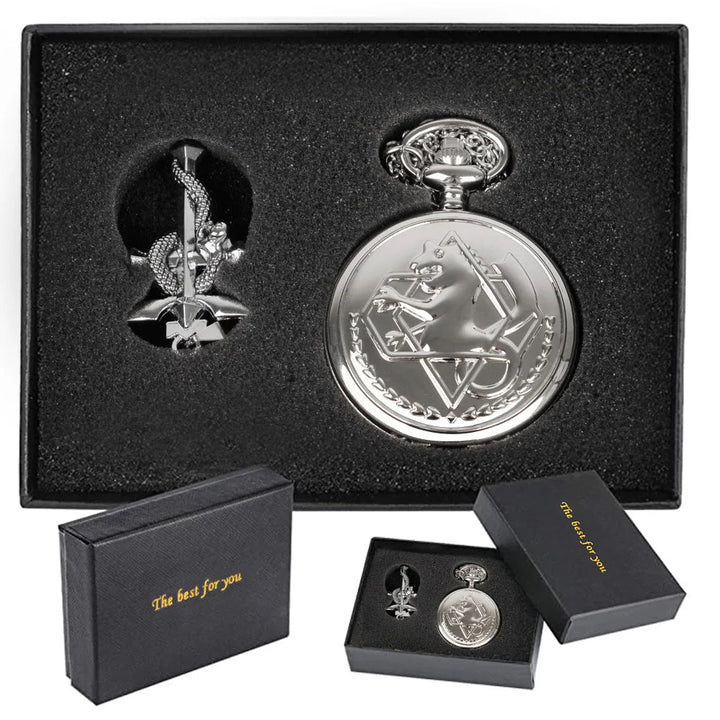 Fullmetal Alchemist High Grade Gifts Sets Pocket Watch - Maxwell shop