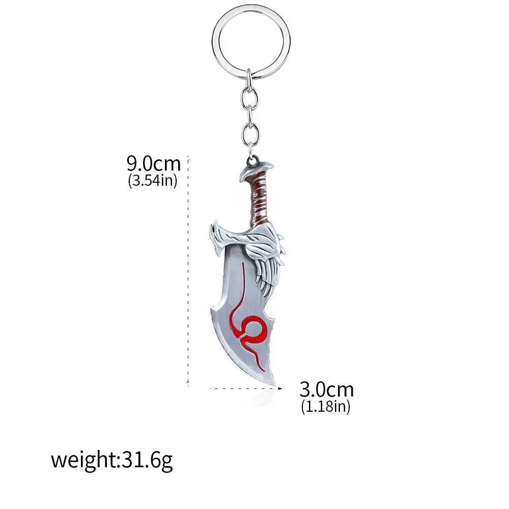 Game God Of War Series Kratos Sword Weapon Keychain Pendant Keyring Jewelry - Maxwell shop