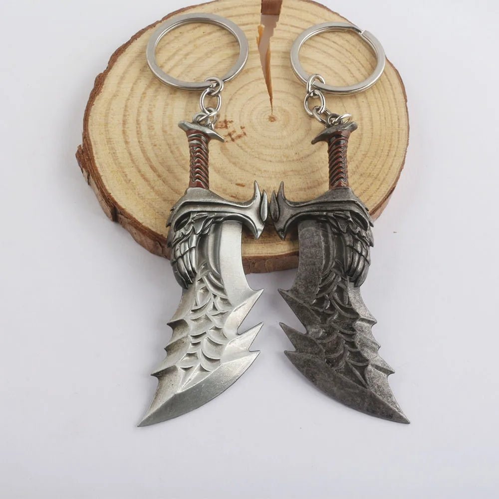 Game God Of War Series Kratos Sword Weapon Keychain Pendant Keyring Jewelry - Maxwell shop