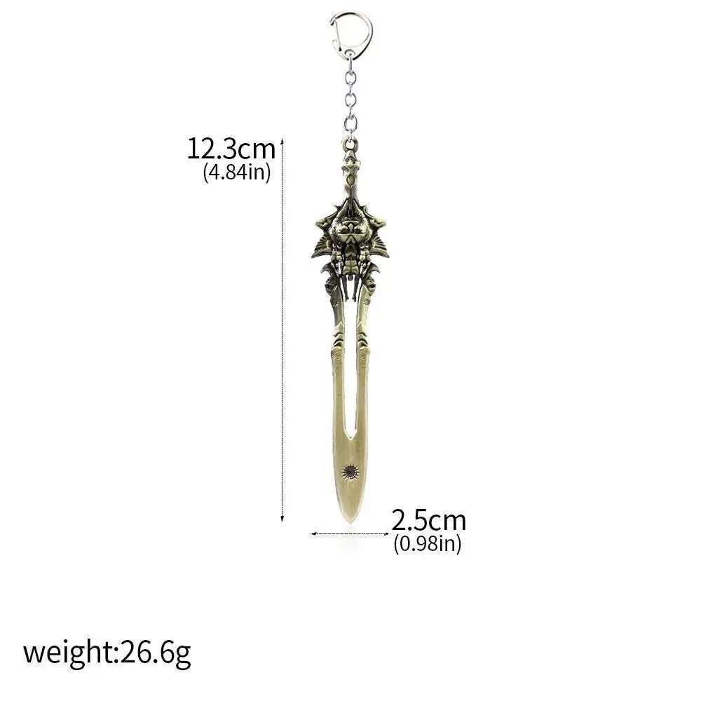 Game God Of War Series Kratos Sword Weapon Keychain Pendant Keyring Jewelry - Maxwell shop