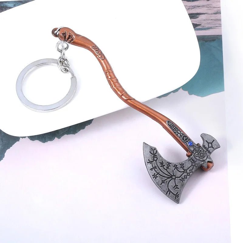 Game God Of War Series Kratos Sword Weapon Keychain Pendant Keyring Jewelry - Maxwell shop