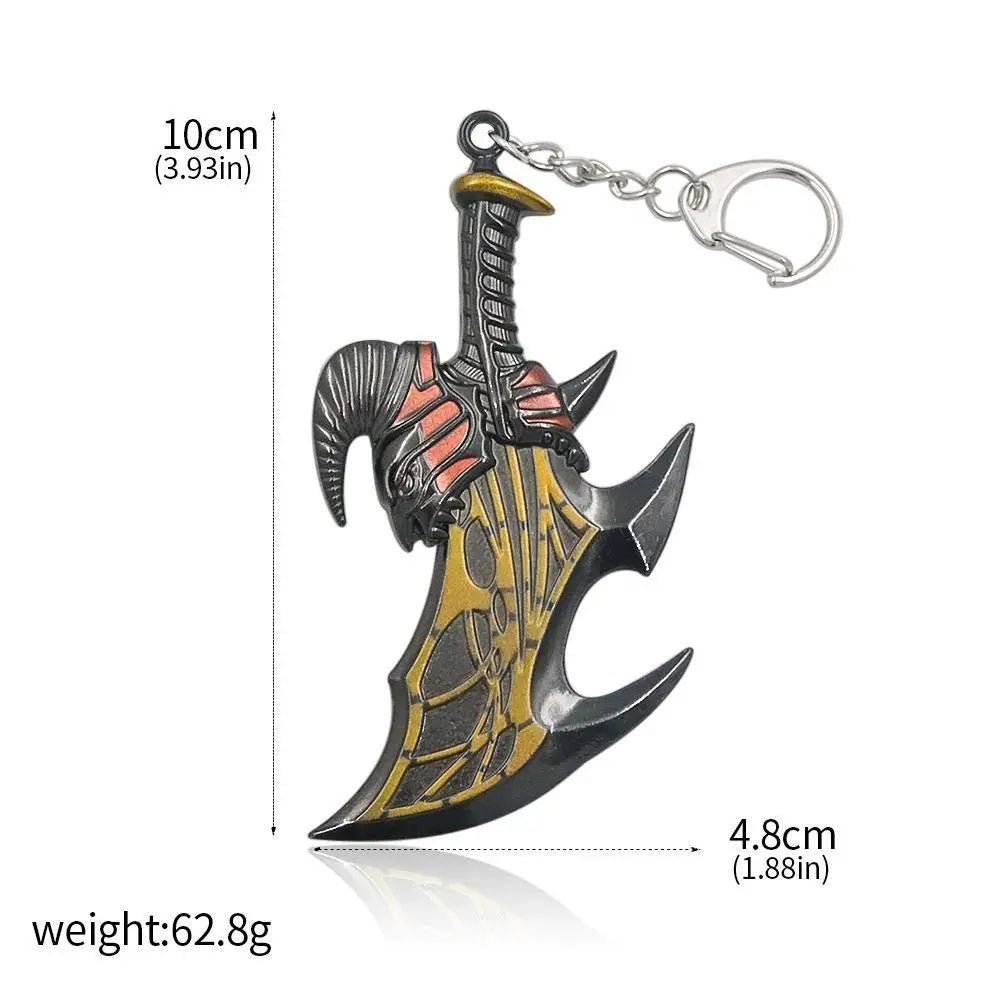 Game God Of War Series Kratos Sword Weapon Keychain Pendant Keyring Jewelry - Maxwell shop