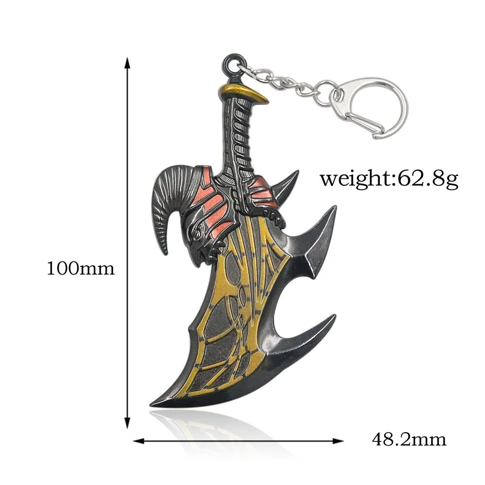 Game God Of War Series Kratos Sword Weapon Keychain Pendant Keyring Jewelry - Maxwell shop