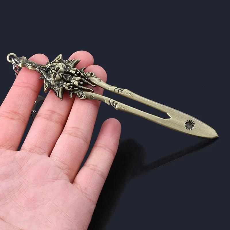 Game God Of War Series Kratos Sword Weapon Keychain Pendant Keyring Jewelry - Maxwell shop