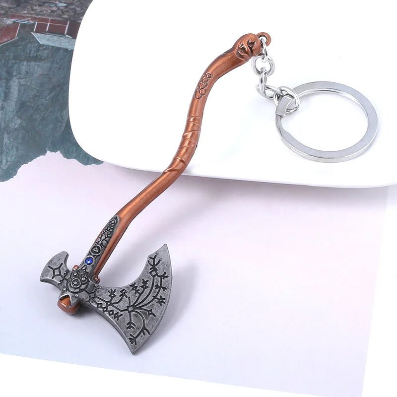 Game God Of War Series Kratos Sword Weapon Keychain Pendant Keyring Jewelry - Maxwell shop