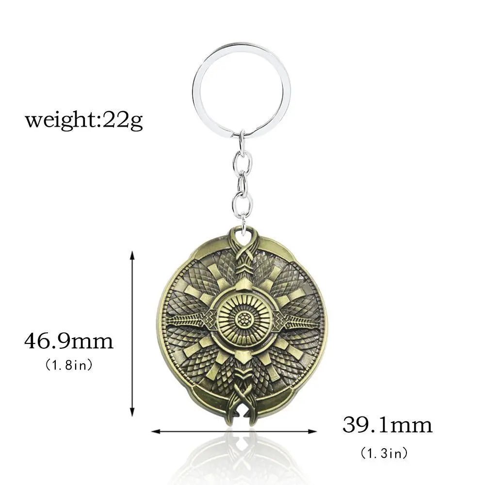 Game God Of War Series Kratos Sword Weapon Keychain Pendant Keyring Jewelry - Maxwell shop
