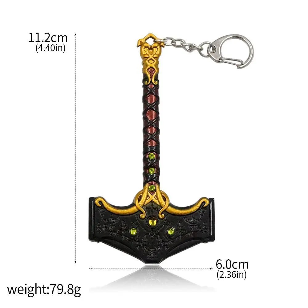 Game God Of War Series Kratos Sword Weapon Keychain Pendant Keyring Jewelry - Maxwell shop