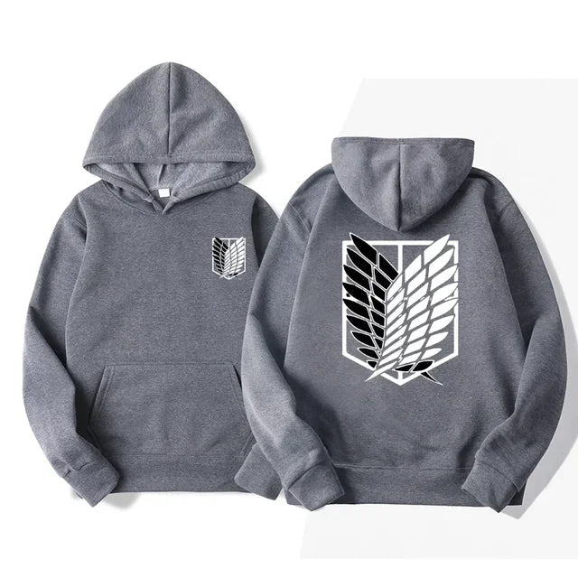 Japan Anime Attack on Titan Men Hoodies Spring Autumn Sweatshirts Jogging Sportswear - Maxwell shop