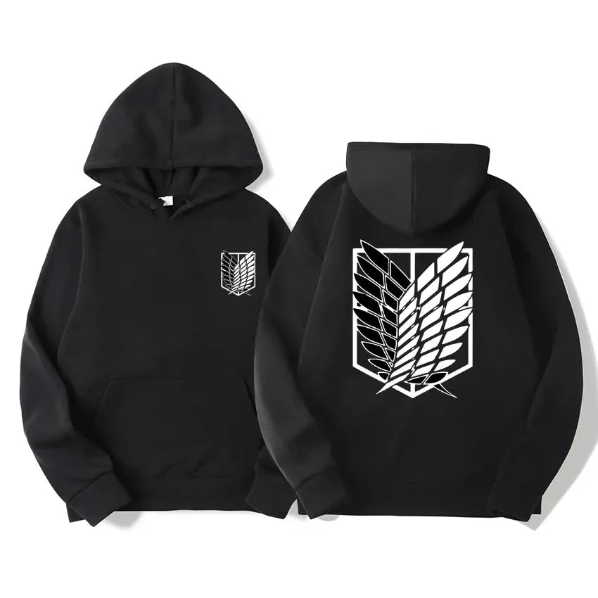 Japan Anime Attack on Titan Men Hoodies Spring Autumn Sweatshirts Jogging Sportswear - Maxwell shop