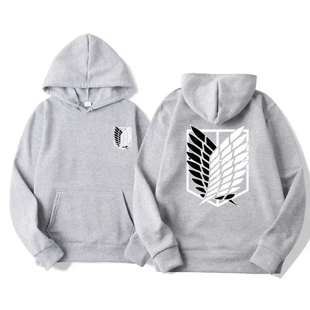 Japan Anime Attack on Titan Men Hoodies Spring Autumn Sweatshirts Jogging Sportswear - Maxwell shop