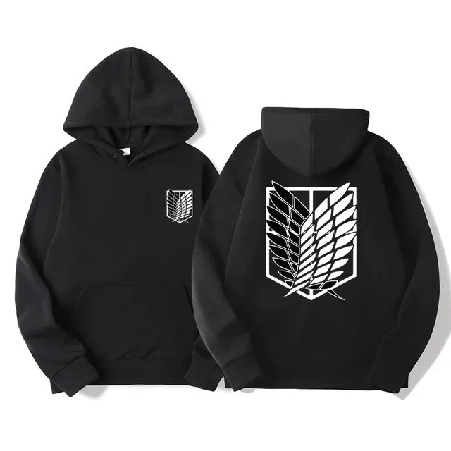 Japan Anime Attack on Titan Men Hoodies Spring Autumn Sweatshirts Jogging Sportswear - Maxwell shop
