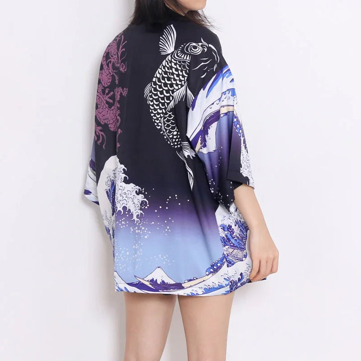 Japanese Kimono Yukata Samurai Kimono - Maxwell shop