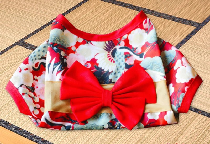 Japanese Style Thin Cat Dog Coat Kimono Summer Pet Clothes for Cats Dogs - Maxwell shop