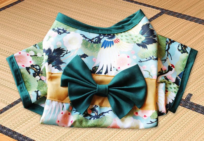 Japanese Style Thin Cat Dog Coat Kimono Summer Pet Clothes for Cats Dogs - Maxwell shop