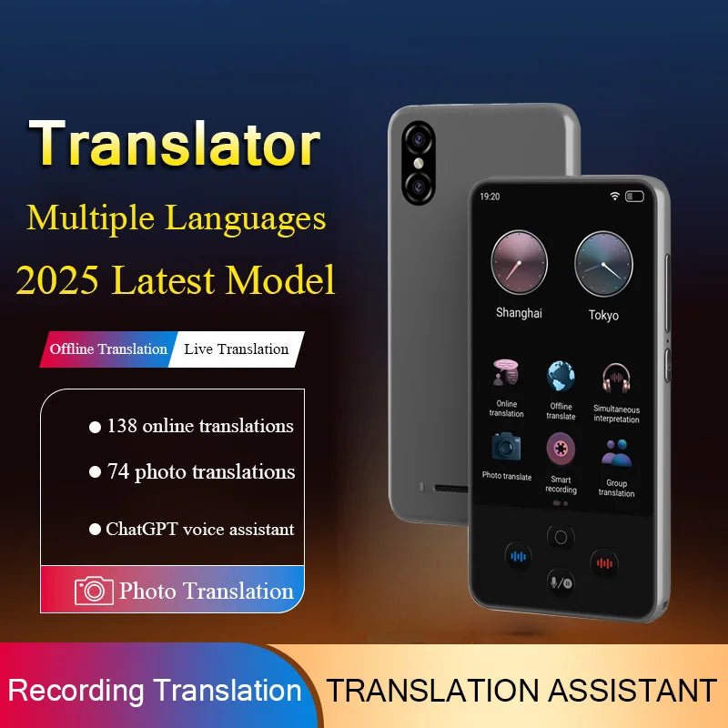 Language Translator Device Support 138 Traductor De Idiomas En Tiempo Real Translation - Maxwell shop
