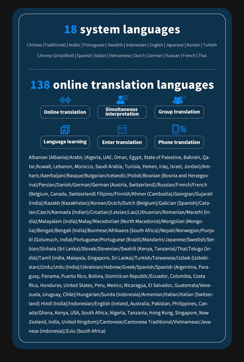 Language Translator Device Support 138 Traductor De Idiomas En Tiempo Real Translation - Maxwell shop