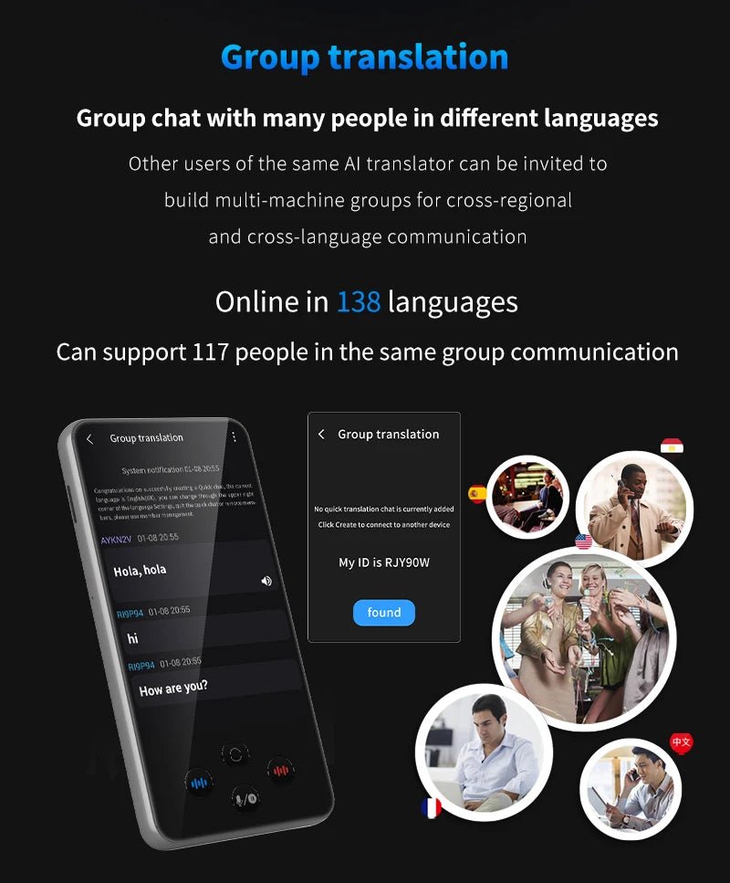 Language Translator Device Support 138 Traductor De Idiomas En Tiempo Real Translation - Maxwell shop