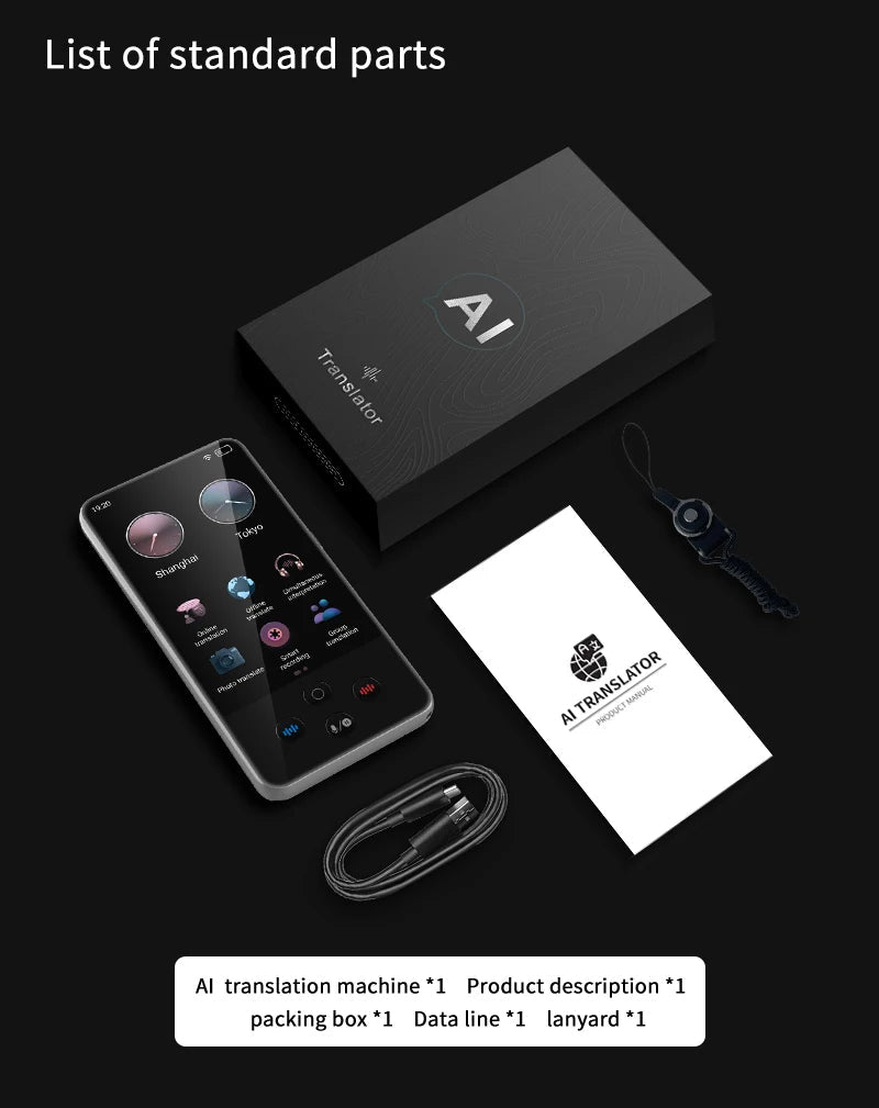 Language Translator Device Support 138 Traductor De Idiomas En Tiempo Real Translation - Maxwell shop