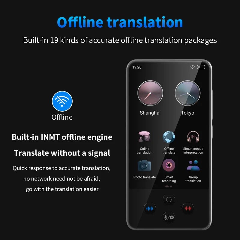 Language Translator Device Support 138 Traductor De Idiomas En Tiempo Real Translation - Maxwell shop