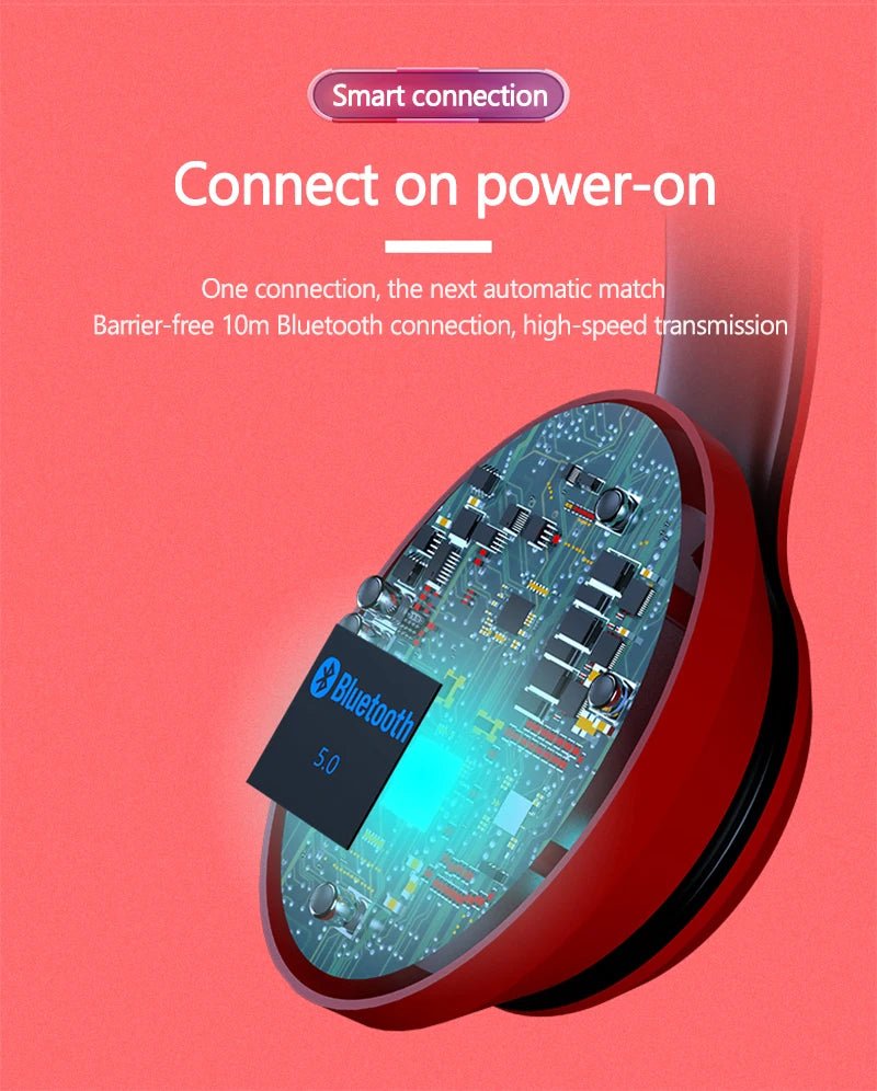 Lenovo HD200 Bluetooth Earphones Over-ear Foldable Computer Wireless Headphones Noise - Maxwell shop