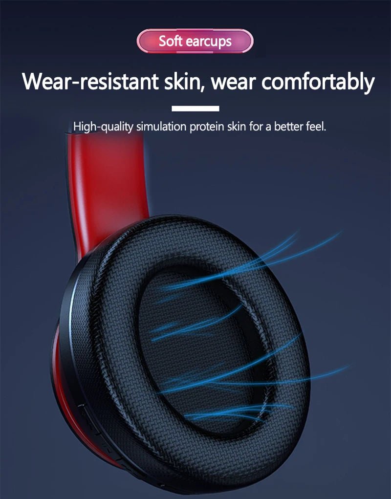 Lenovo HD200 Bluetooth Earphones Over-ear Foldable Computer Wireless Headphones Noise - Maxwell shop