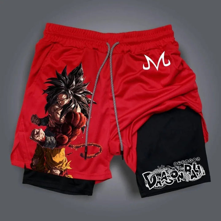 Men's Dragon Ball Super Licensed Shorts - Japanese Anime Breathable Quick-Dry Pants - Maxwell shop