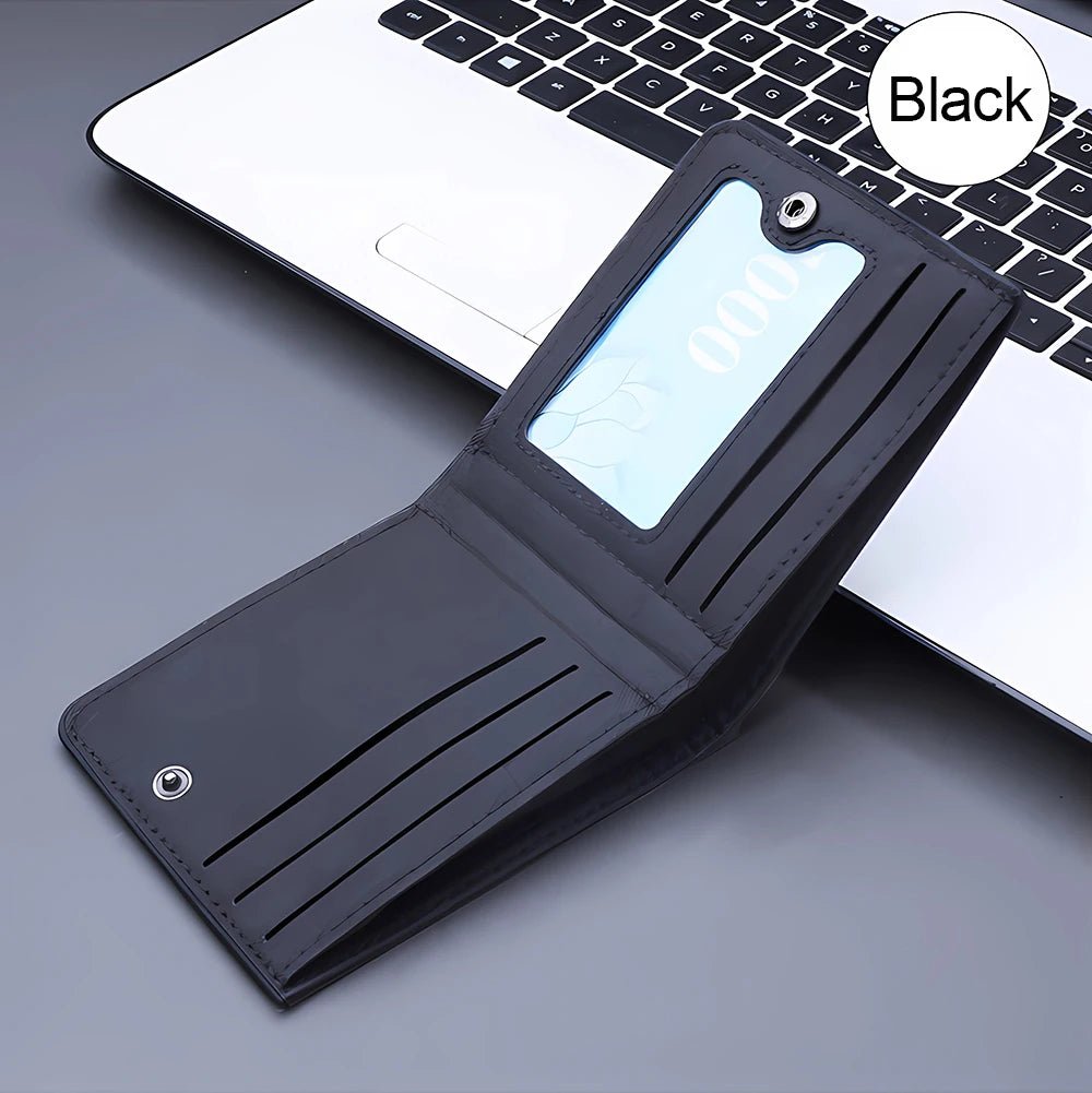 Miner Crafting Pixel Canvas Canvas Wallet Fashion Thin Men Card Holder Minecraft wallet - Maxwell shop