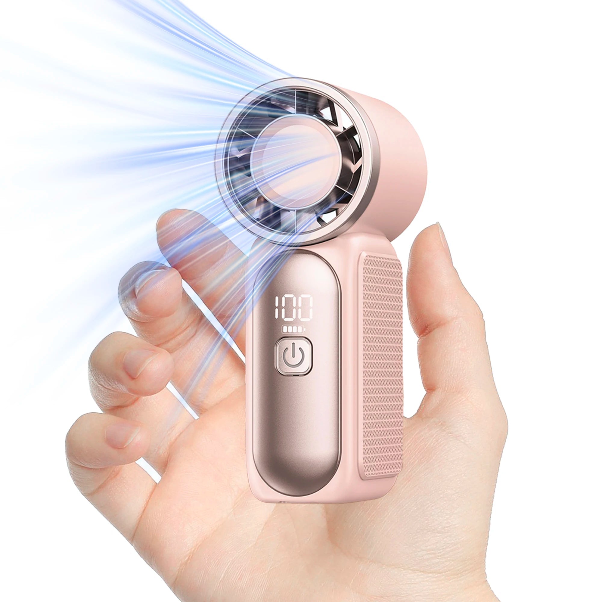 Mini Handheld Fan 3600mAh High-Speed Portable Turbo Pocket Fan for Outdoor Travel - Maxwell shop