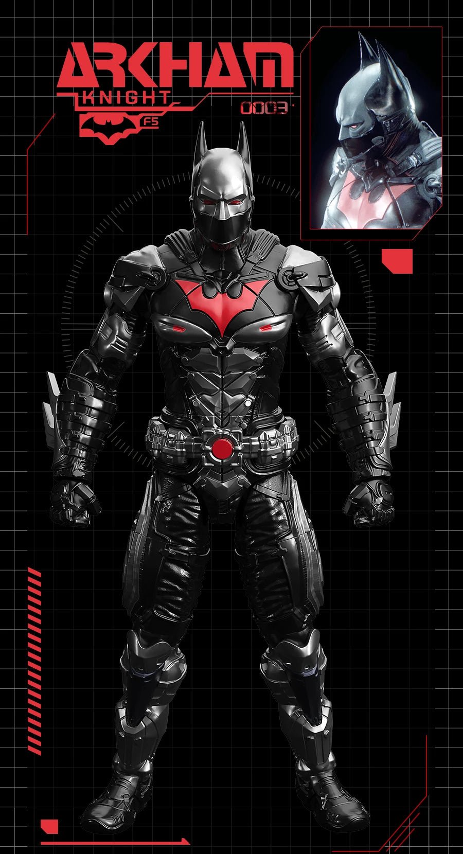 New F5 Batman Arkham Knight assembled Model Blind Box 7style 10cm Action figures - Maxwell shop