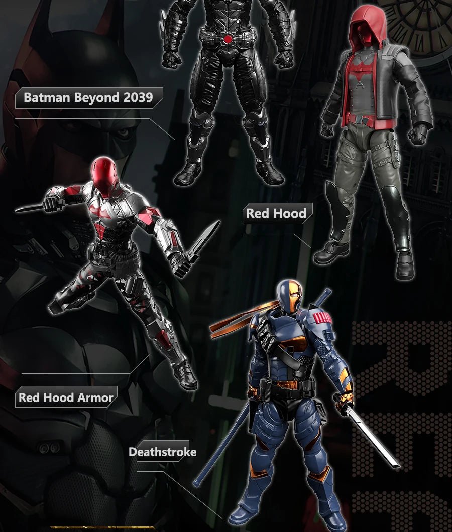 New F5 Batman Arkham Knight assembled Model Blind Box 7style 10cm Action figures - Maxwell shop