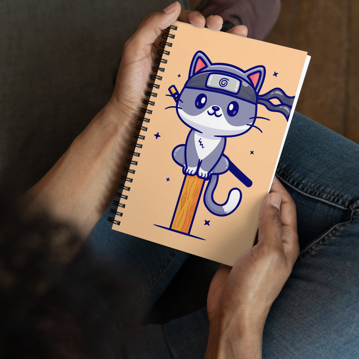 Ninja cat spiral notebook - Maxwell shop