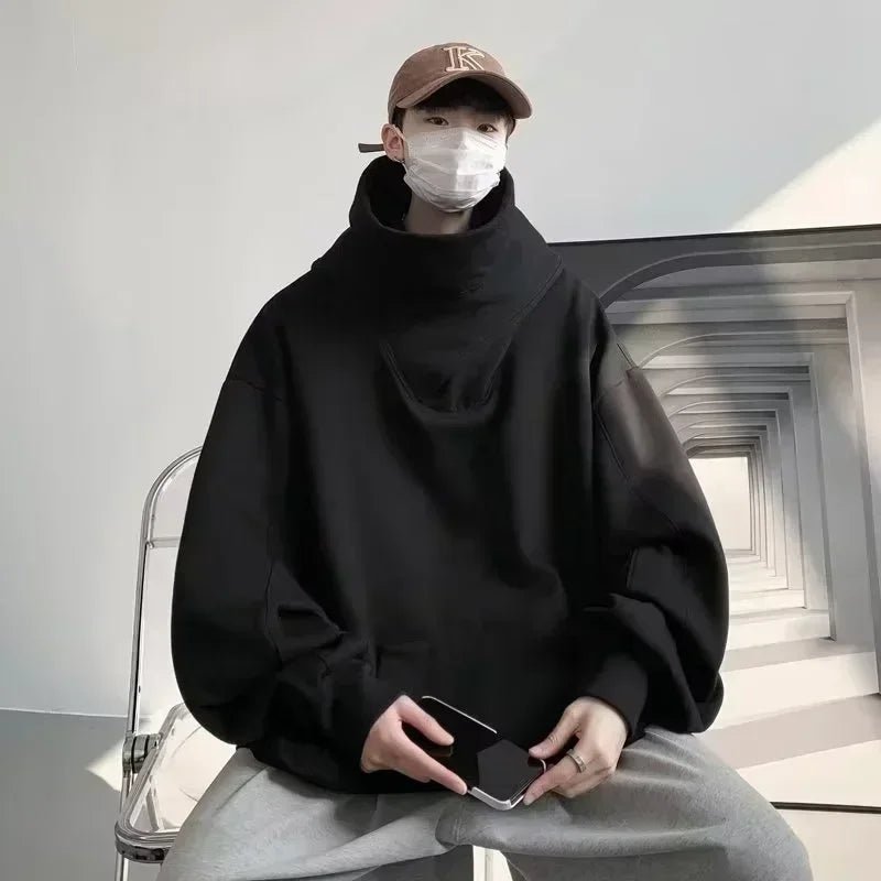Ninja Turtleneck Hoodies For Men-Women Y2K Vintage Fleece Japanese Streetwear - Maxwell shop