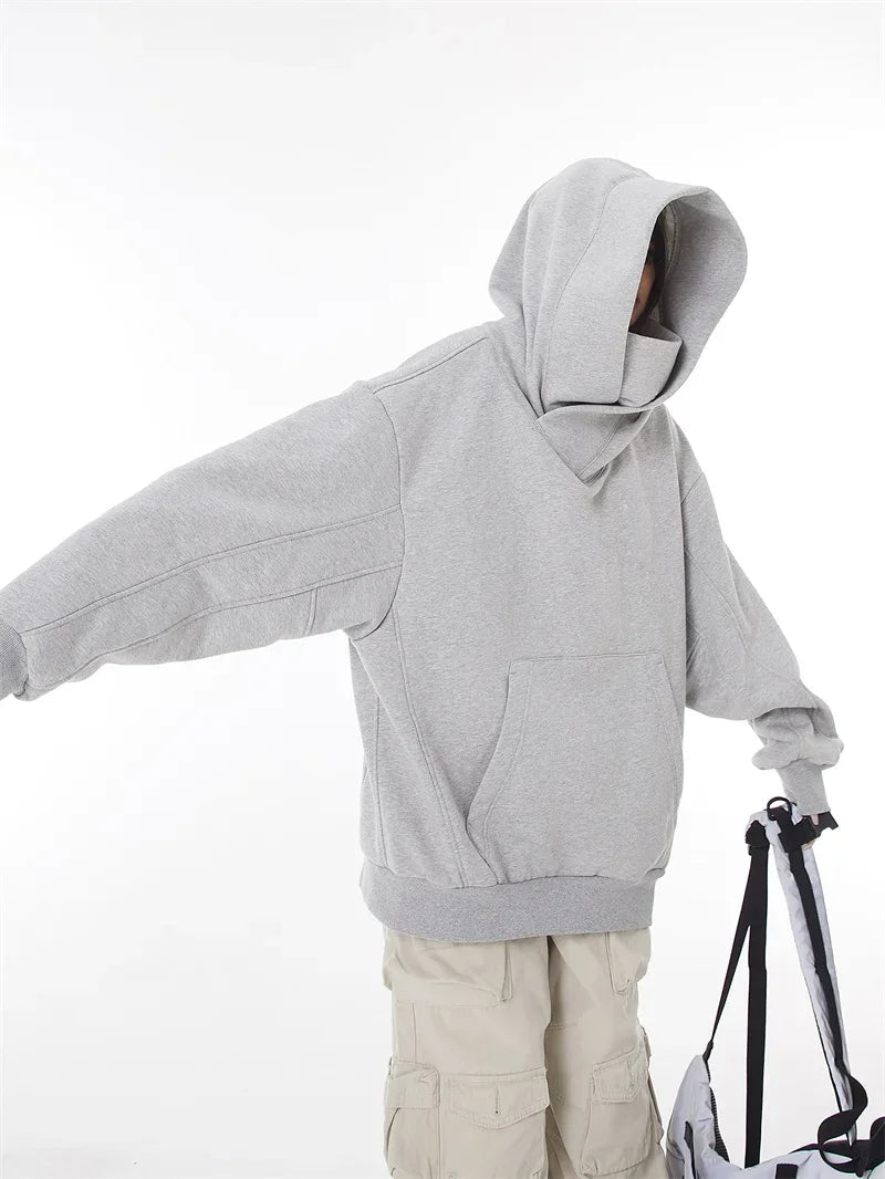 Ninja Turtleneck Hoodies For Men-Women Y2K Vintage Fleece Japanese Streetwear - Maxwell shop