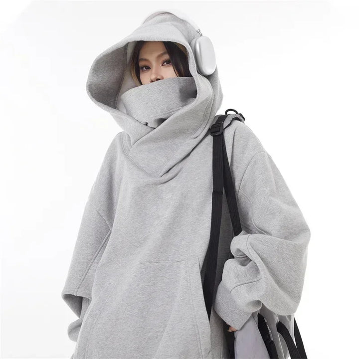 Ninja Turtleneck Hoodies For Men-Women Y2K Vintage Fleece Japanese Streetwear - Maxwell shop