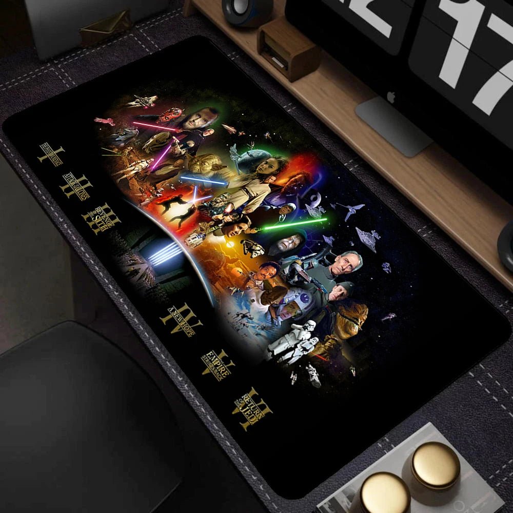 PC Gaming Non - slip Mouse Pad Lock Edge Keyboard Star Wars Mousepad - Maxwell shop