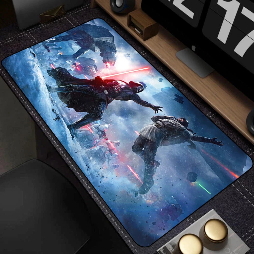 PC Gaming Non - slip Mouse Pad Lock Edge Keyboard Star Wars Mousepad - Maxwell shop