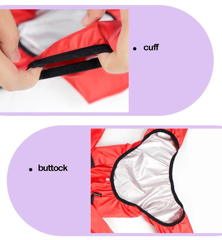 Pet Dog Raincoat The Dog Face Pet Clothes Jumpsuit Waterproof Dog Jacket Dogs - Maxwell shop
