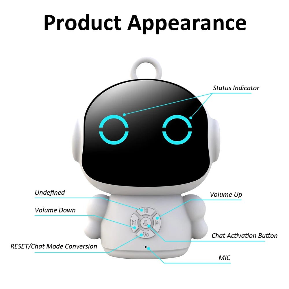Smart AI Robot WiFi Early Education Toys for Children Speech Recognition & Voice Interactive - Maxwell shop