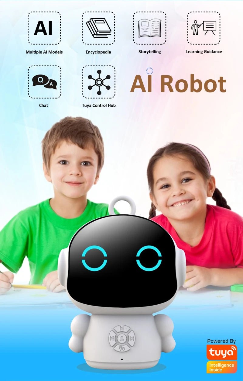 Smart AI Robot WiFi Early Education Toys for Children Speech Recognition & Voice Interactive - Maxwell shop