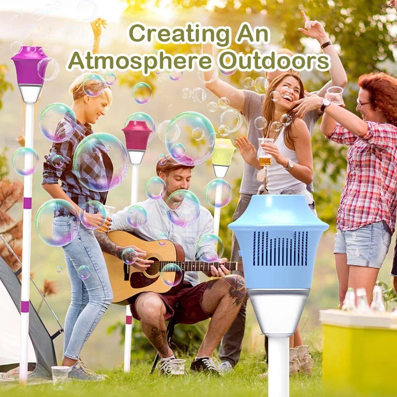 Street light bubble machine fully automatic bubble with light birthday outdoor wedding party - Maxwell shop